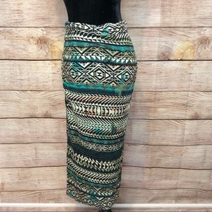 Maxi Skirt Tribal Limonata